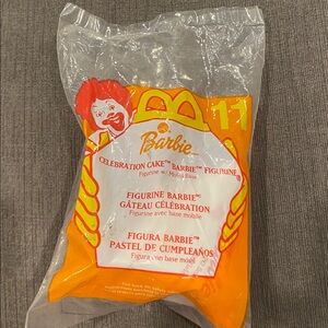 2000 Barbie McDonald’s Happy Meal Toy - Celebration Cake Barbie    vintage toys